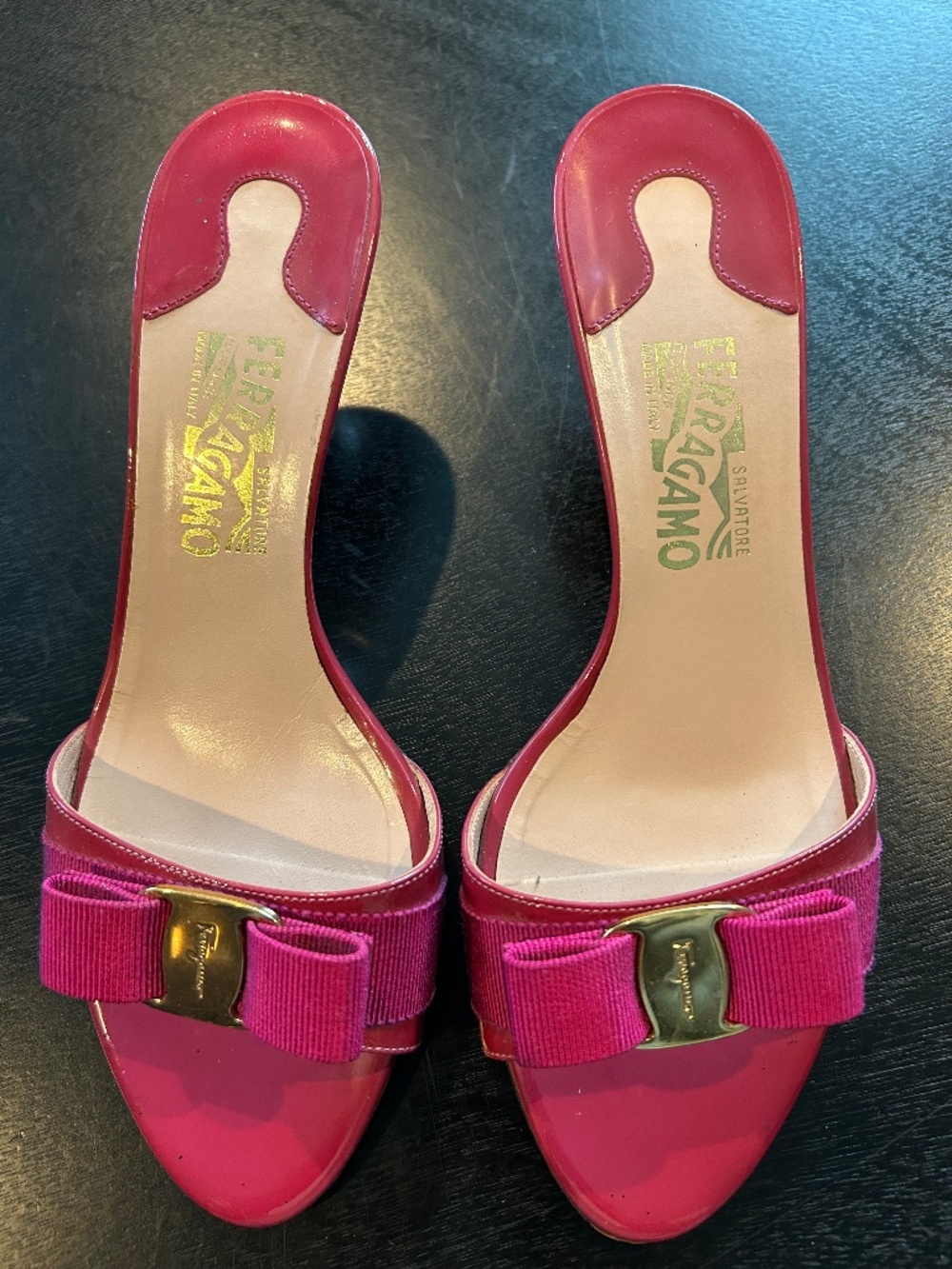 Ferragamo Fuchsia Sandals